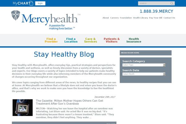 mercyblogs.org site used Mercy-main