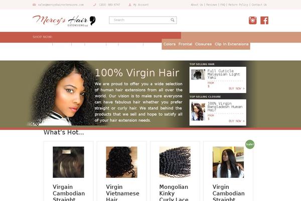 Hair theme websites examples