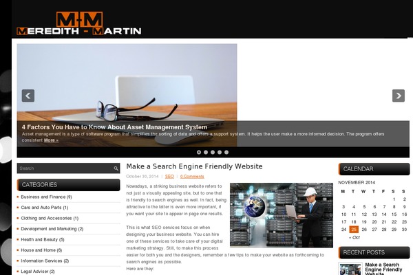 meredith-martin.com site used NewsPlus