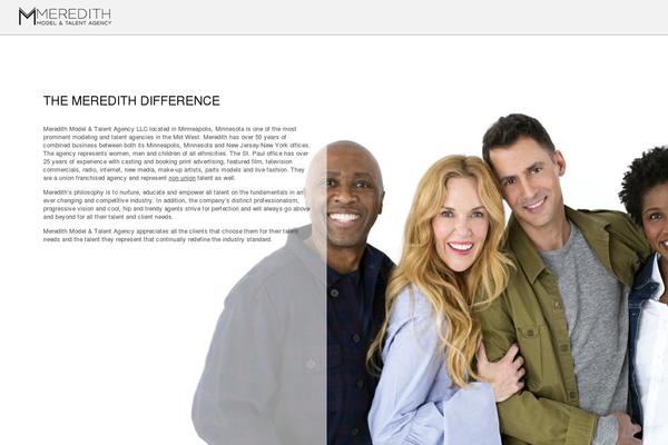 meredithagency.com site used Meredithagency