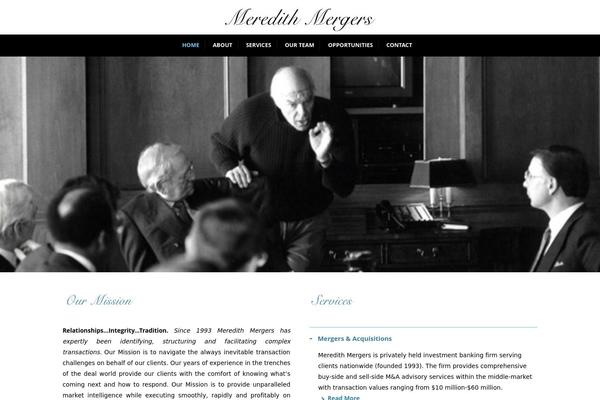 meredithmergers.com site used Meredith