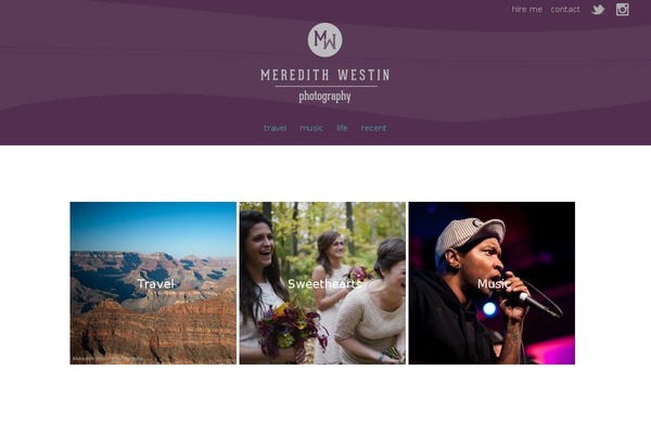 WordPress website example screenshot