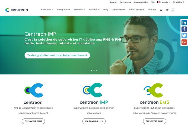 merethis.com site used Centreon