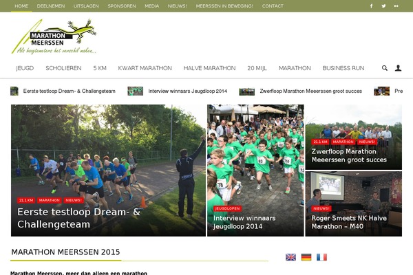 mergellandmarathon.nl site used Curated