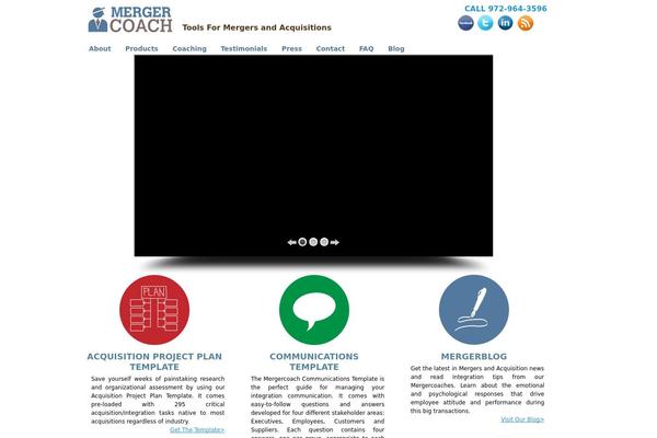 mergercoach.com site used Thm_mergercoach