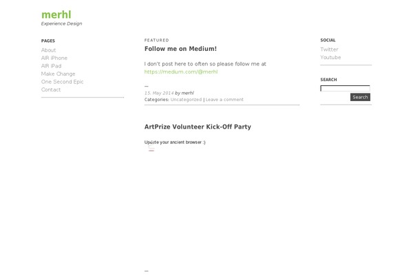 WordPress website example screenshot