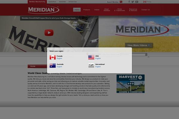 meridianmfg.com site used Meridian-2014