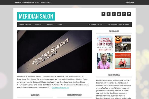 meridiansalon.com site used Metro Pro