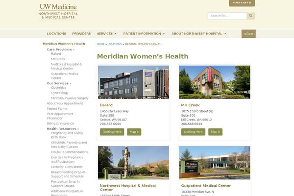 WordPress website example screenshot