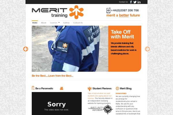 merit-training.com site used Merit-child