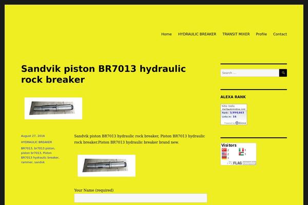WordPress website example screenshot
