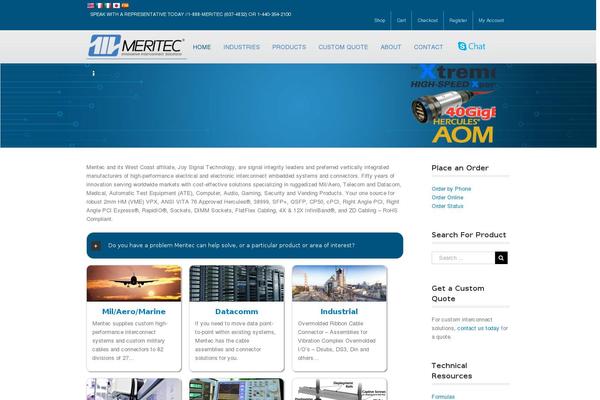 meritec.com site used Meritec