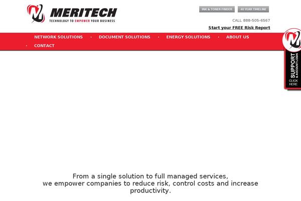 meritechinc.com site used StrapPress child