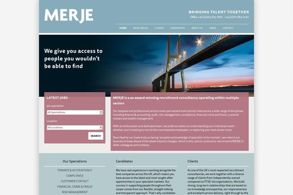 merje.com site used Merje