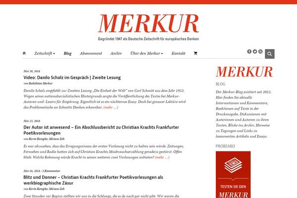 merkur-blog.de site used Merkur