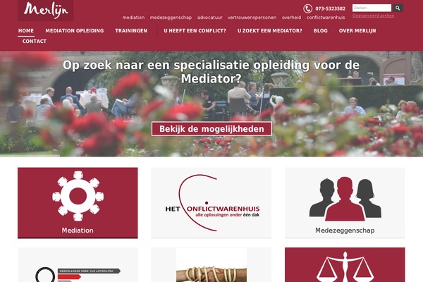 merlijngroep.nl site used Merlijn