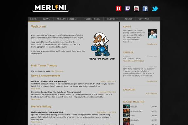 merlinidota.com site used Merlini