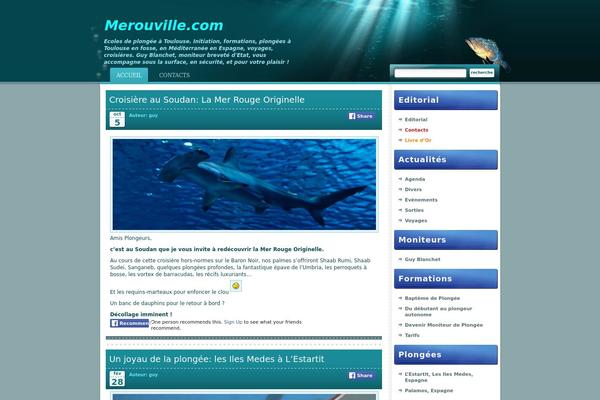merouville.com site used Under the Sea