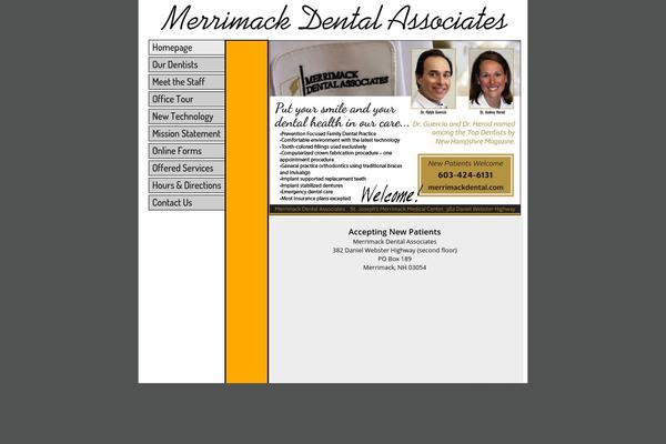 merrimackdental.com site used Merrimackdental2014