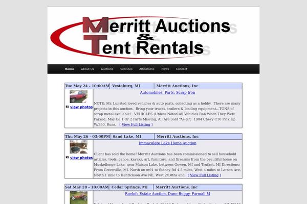 merrittauctionservice.com site used Auctionzipfreesiteclone