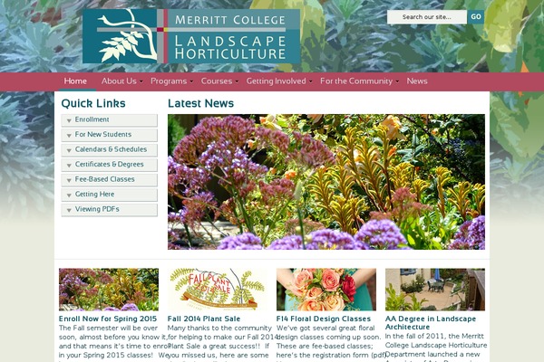 WordPress website example screenshot