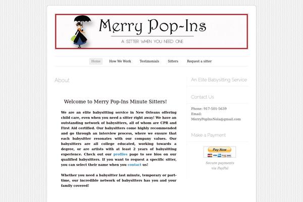 WordPress website example screenshot