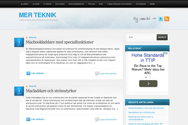 WordPress website example screenshot