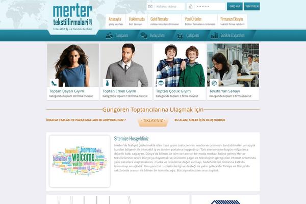 mertertekstilfirmalari.com site used Tema