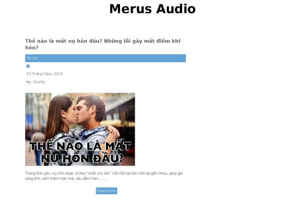 merus-audio.com site used Blogtrip