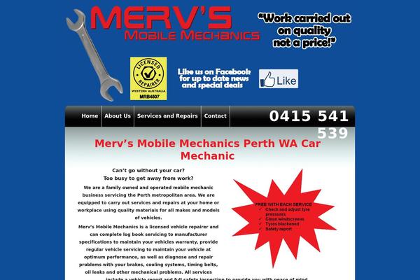 mervsmobilemechanics.com site used Mervs