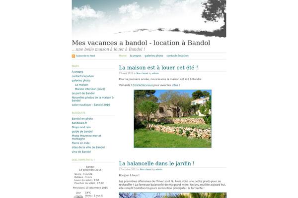 mes-vacances-a-bandol.com site used Tarski_2.7.1