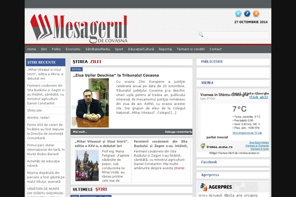 mesageruldecovasna.ro site used Innews