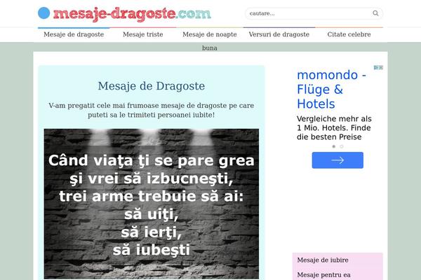 mesaje-dragoste.com site used Mesaje