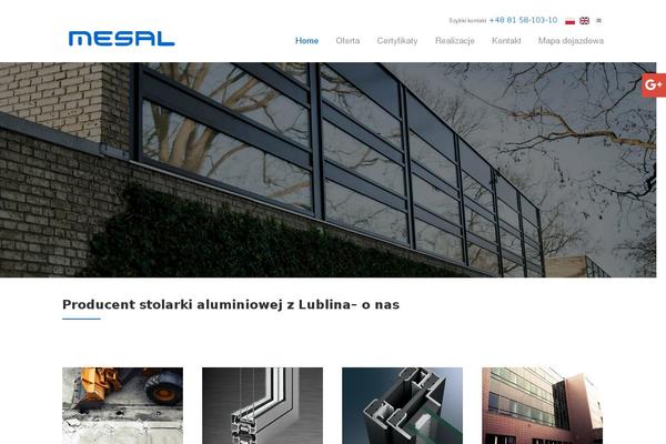 Construction theme site design template sample