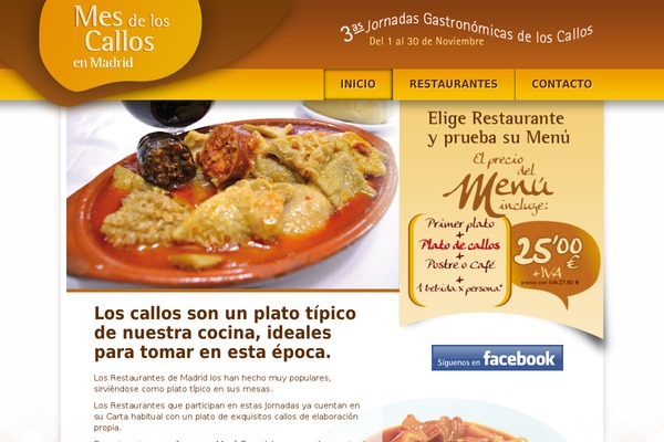 mesdeloscallos.com site used Mes-callos