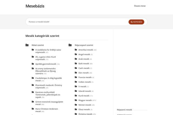mesebazis.com site used Knowhow-childtheme