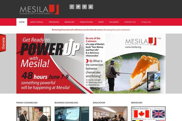 Outreach Pro theme site design template sample