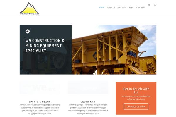 WordPress website example screenshot
