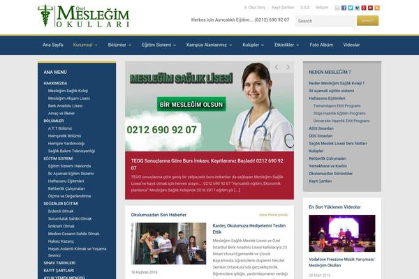 Academica Pro theme site design template sample