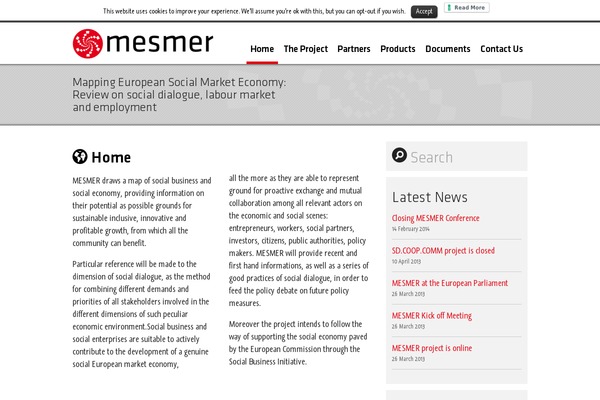 mesmer theme websites examples