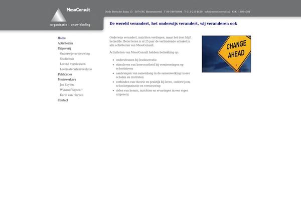 mesoconsult.nl site used Mesocunsult