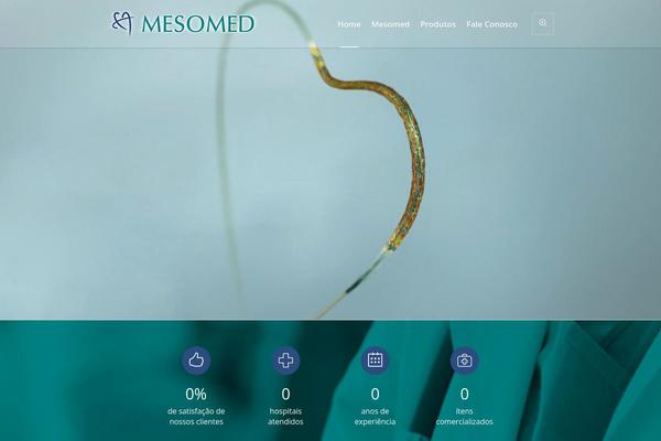 Medical-clinic theme site design template sample