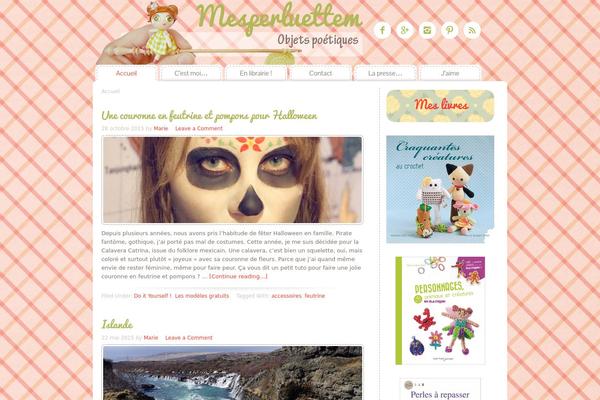 Craftiness Child Theme theme site design template sample