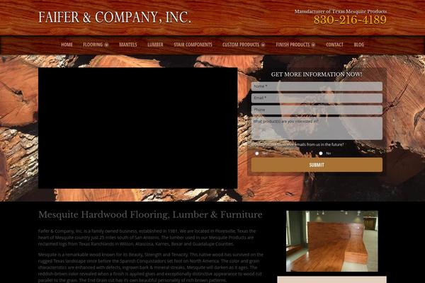 WordPress website example screenshot
