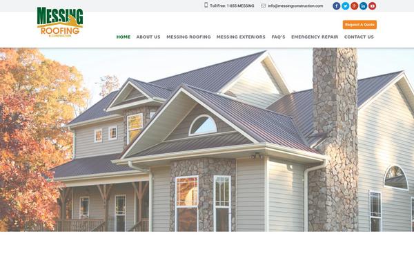 Impreza theme site design template sample