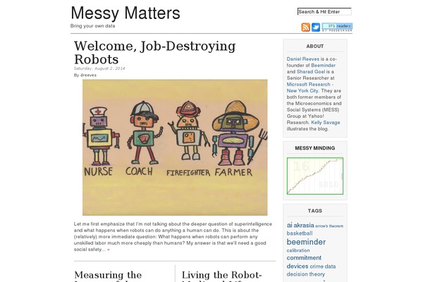 messymatters.com site used Messymatters