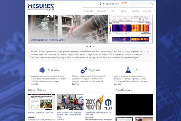 mesurex.com site used Mesurex-web