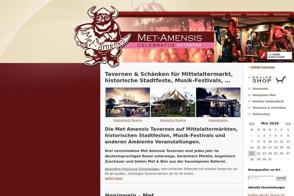 met-amensis.de site used Metamensis_v8