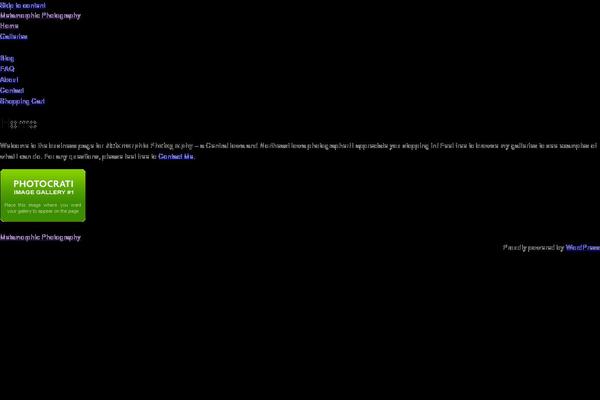 WordPress website example screenshot