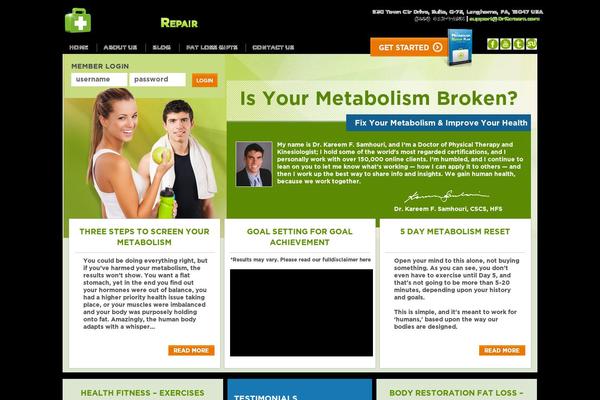 metabolismrepairplan.com site used Mrp